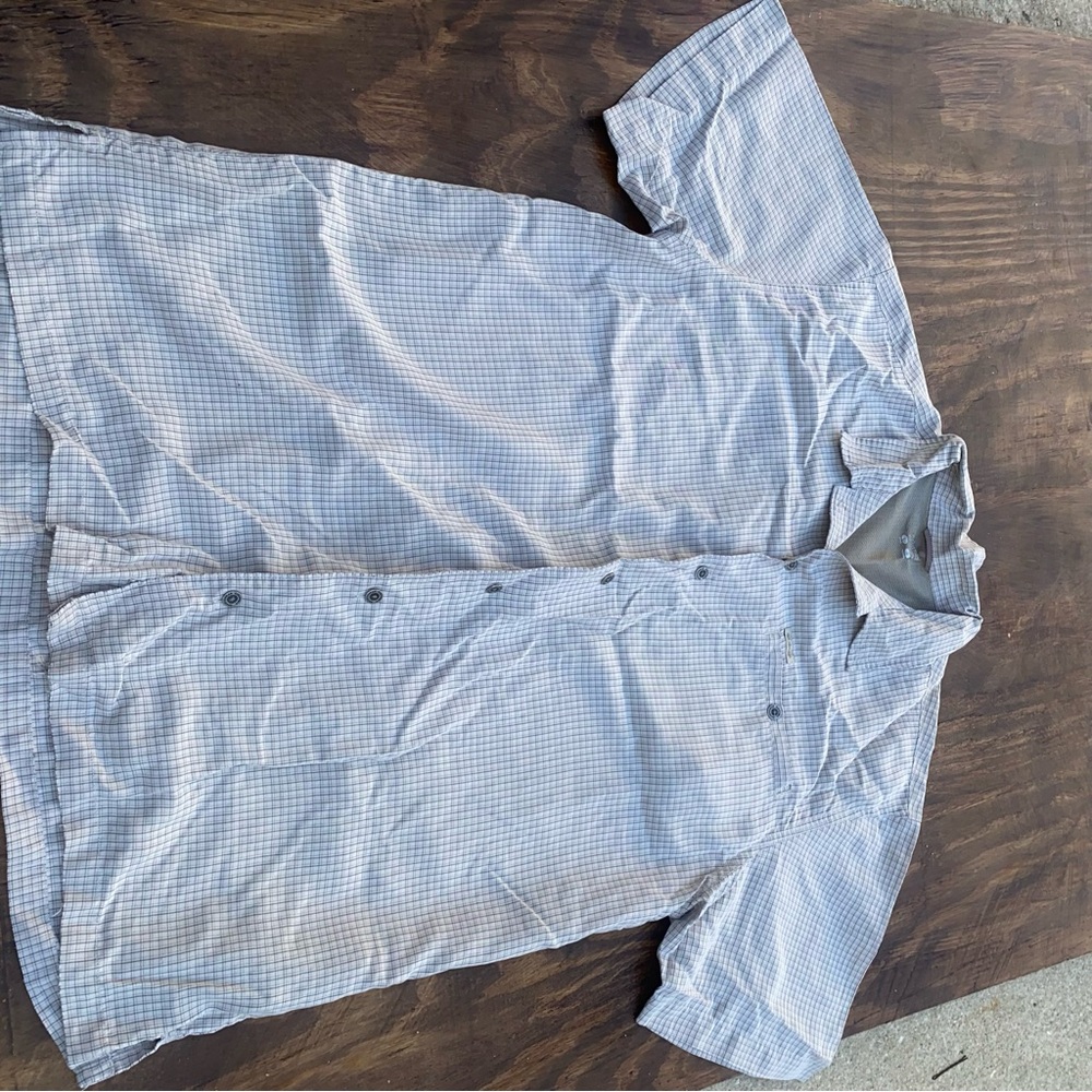 Men's Blue Checkered Shirt